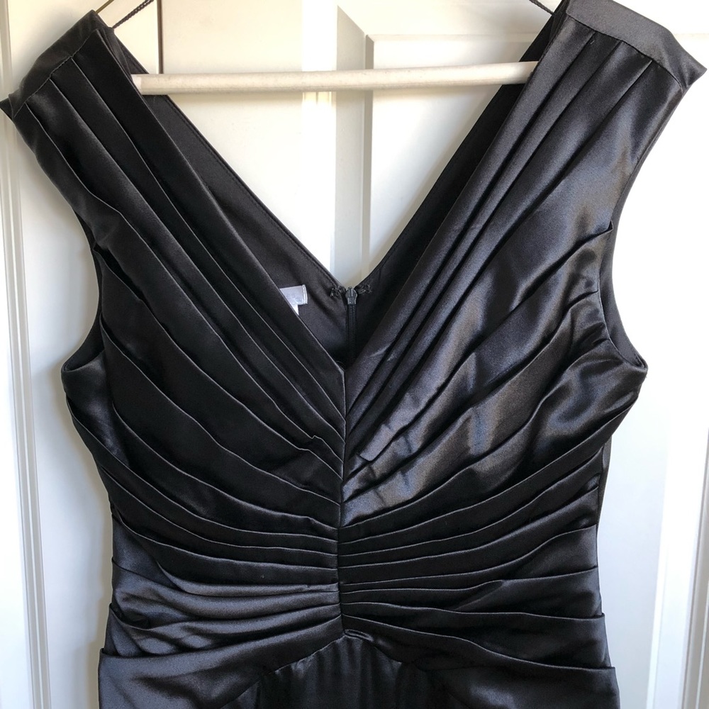 Silky Little Black Dress - Picture 4 of 6